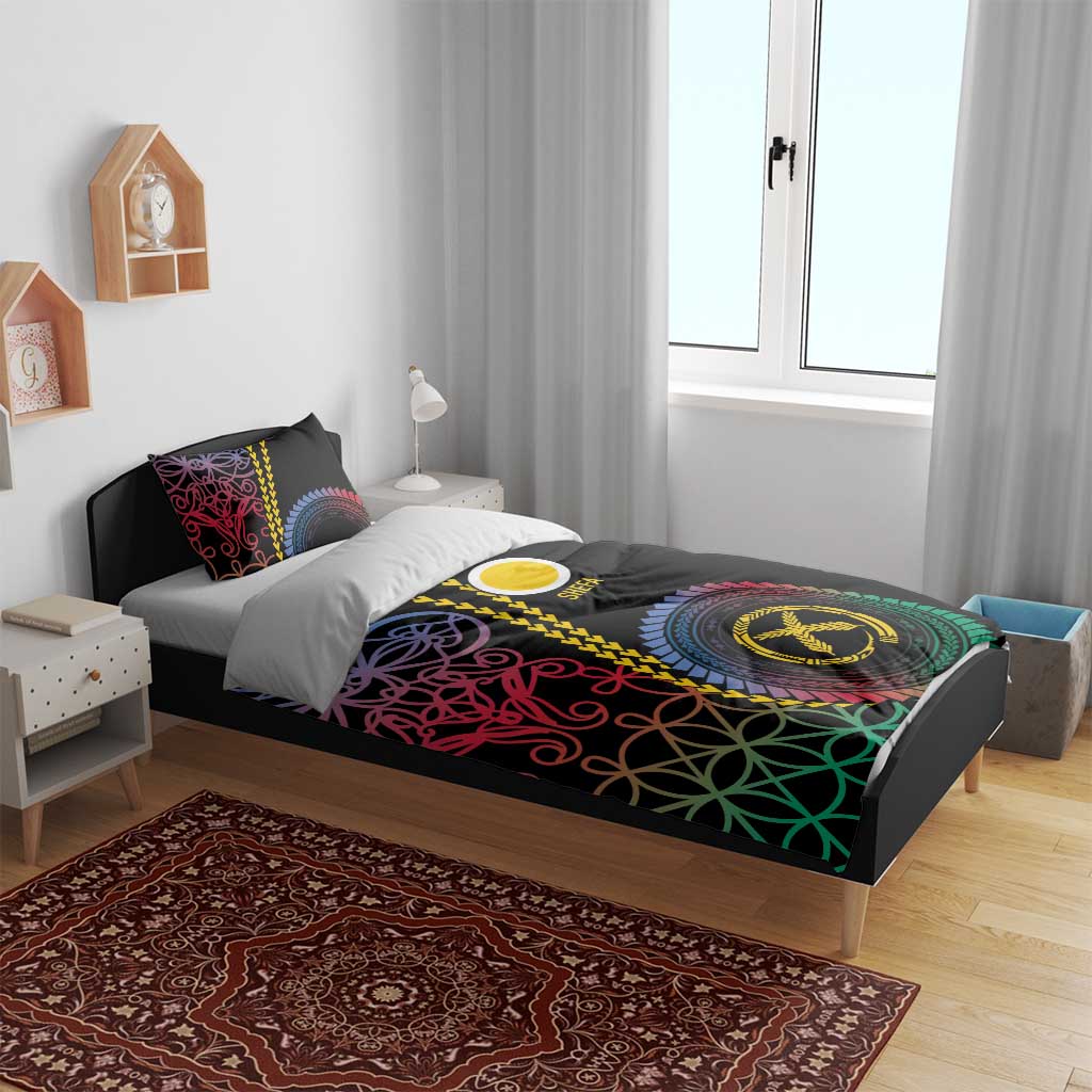 Proudly Ni-Van Sandroing Inspired Bedding Set Shefa Classic Style LT7 - Polynesian Pride