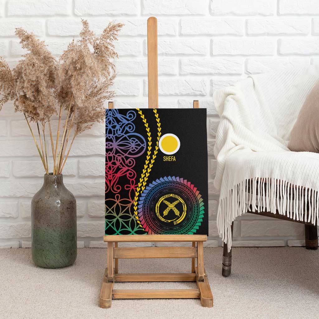 Proudly Ni-Van Sandroing Inspired Canvas Wall Art Shefa Classic Style LT7 - Polynesian Pride