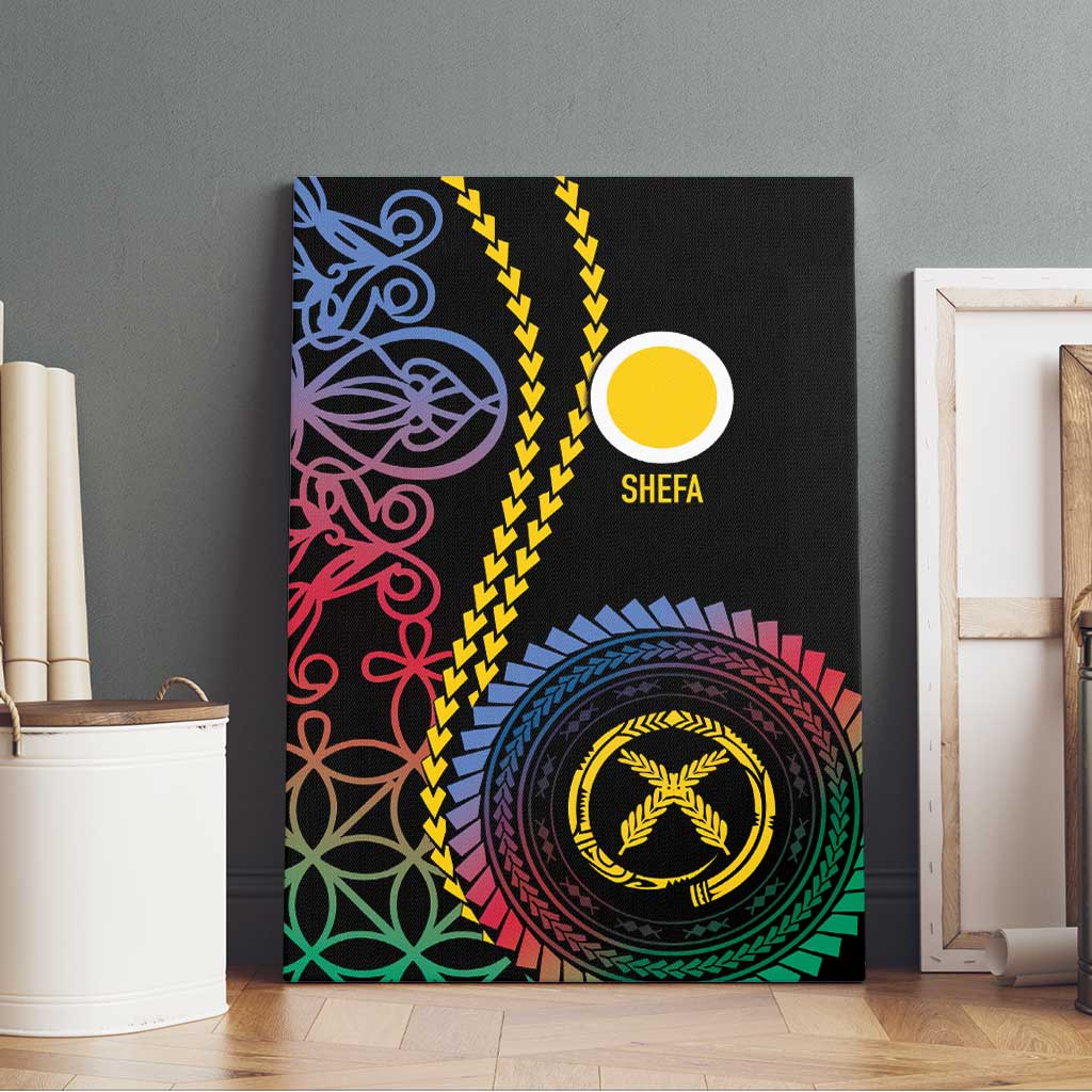 Proudly Ni-Van Sandroing Inspired Canvas Wall Art Shefa Classic Style LT7 - Polynesian Pride