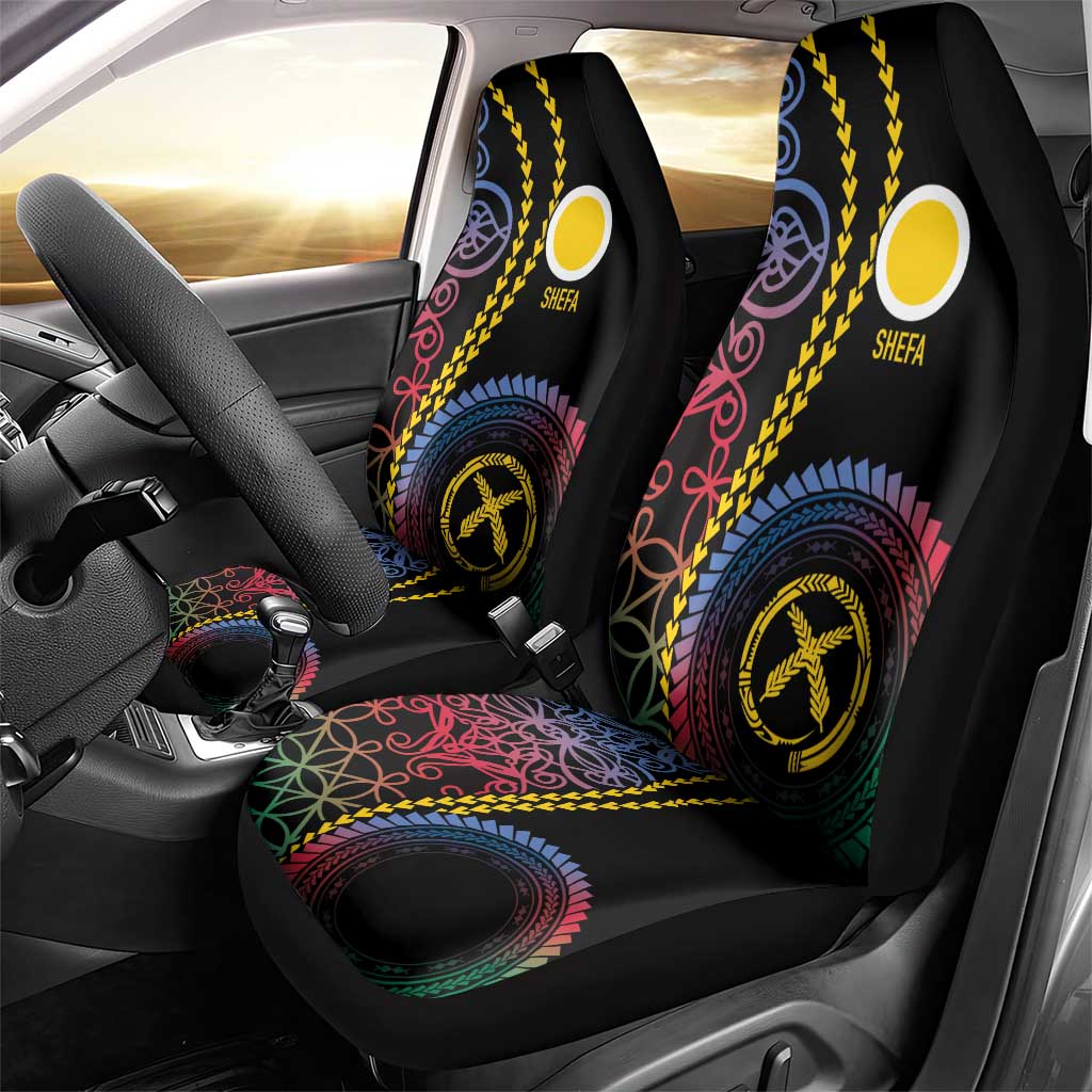Proudly Ni-Van Sandroing Inspired Car Seat Cover Shefa Classic Style LT7 - Polynesian Pride