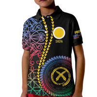 Proudly Ni-Van Sandroing Inspired Kid Polo Shirt Shefa Classic Style LT7 Kid Colorful - Polynesian Pride