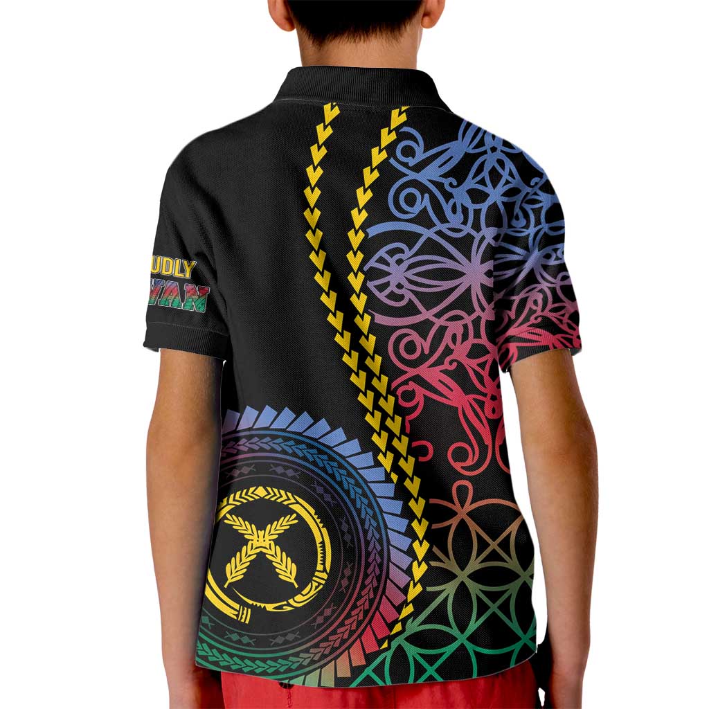 Proudly Ni-Van Sandroing Inspired Kid Polo Shirt Shefa Classic Style LT7 - Polynesian Pride