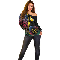 Proudly Ni-Van Sandroing Inspired Off Shoulder Sweater Shefa Classic Style LT7 - Polynesian Pride