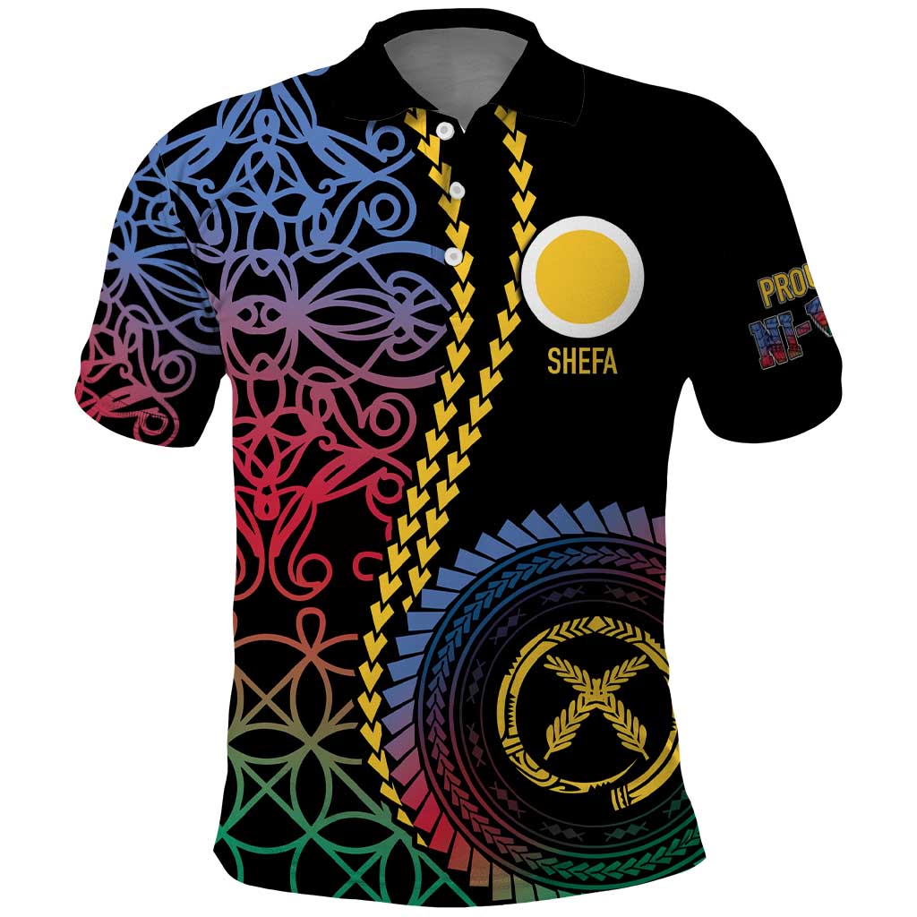 Proudly Ni-Van Sandroing Inspired Polo Shirt Shefa Classic Style LT7 Colorful - Polynesian Pride