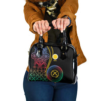 Proudly Ni-Van Sandroing Inspired Shoulder Handbag Shefa Classic Style LT7 One Size Colorful - Polynesian Pride