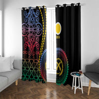 Proudly Ni-Van Sandroing Inspired Window Curtain Shefa Classic Style LT7 With Grommets Colorful - Polynesian Pride