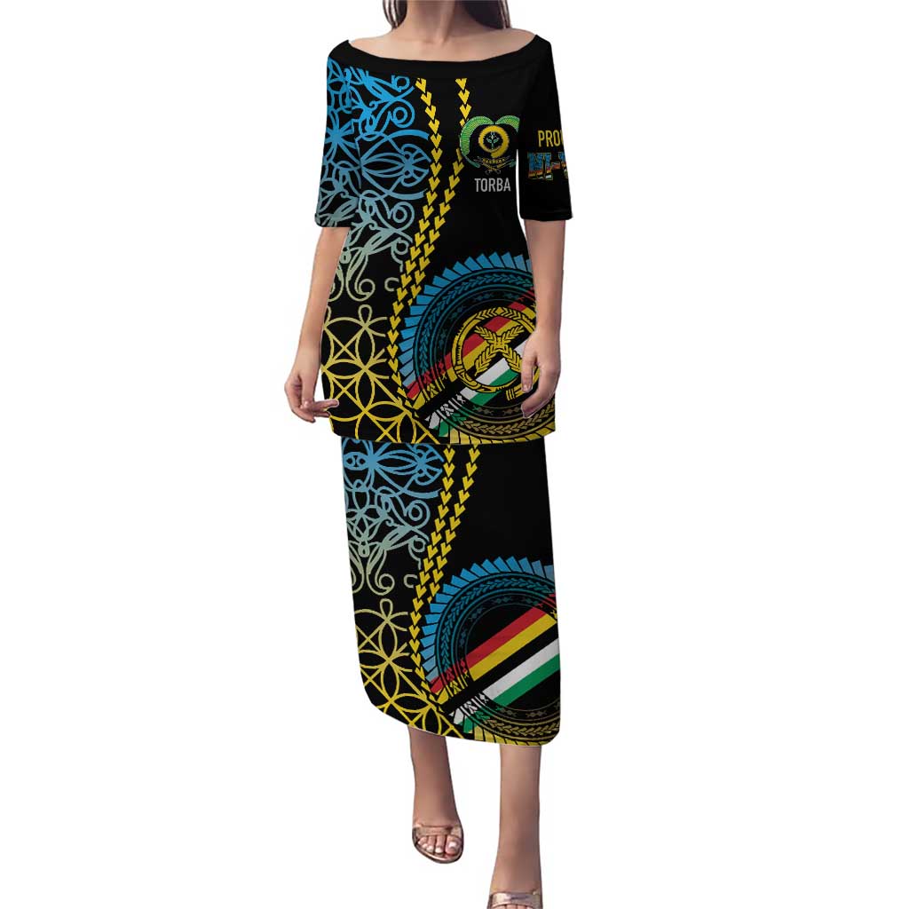 Proudly Ni-Van Sandroing Inspired Puletasi Torba Classic Style LT7 Long Dress Colorful - Polynesian Pride