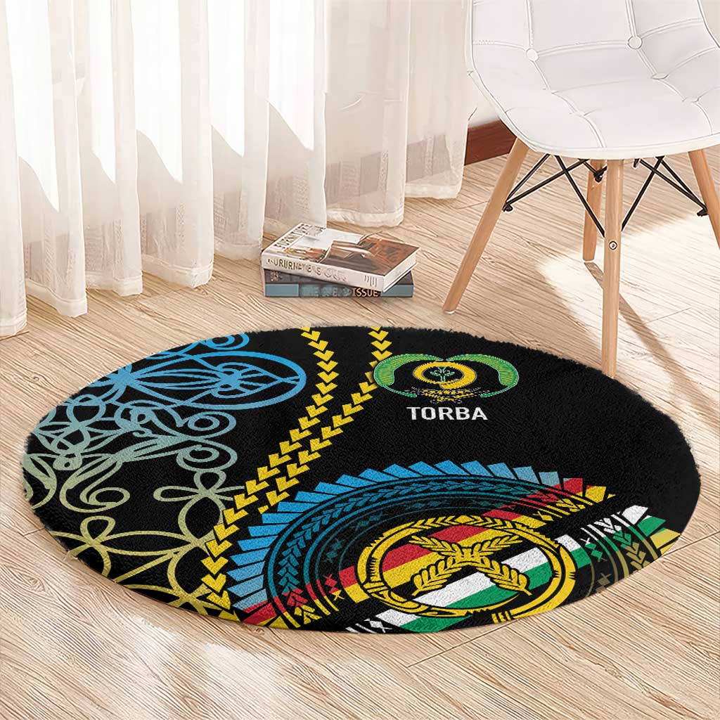 Proudly Ni-Van Sandroing Inspired Round Carpet Torba Classic Style LT7 - Polynesian Pride