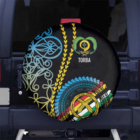 Proudly Ni-Van Sandroing Inspired Spare Tire Cover Torba Classic Style LT7 No hole Colorful - Polynesian Pride