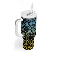Proudly Ni-Van Sandroing Inspired Tumbler With Handle Torba Classic Style LT7 - Polynesian Pride