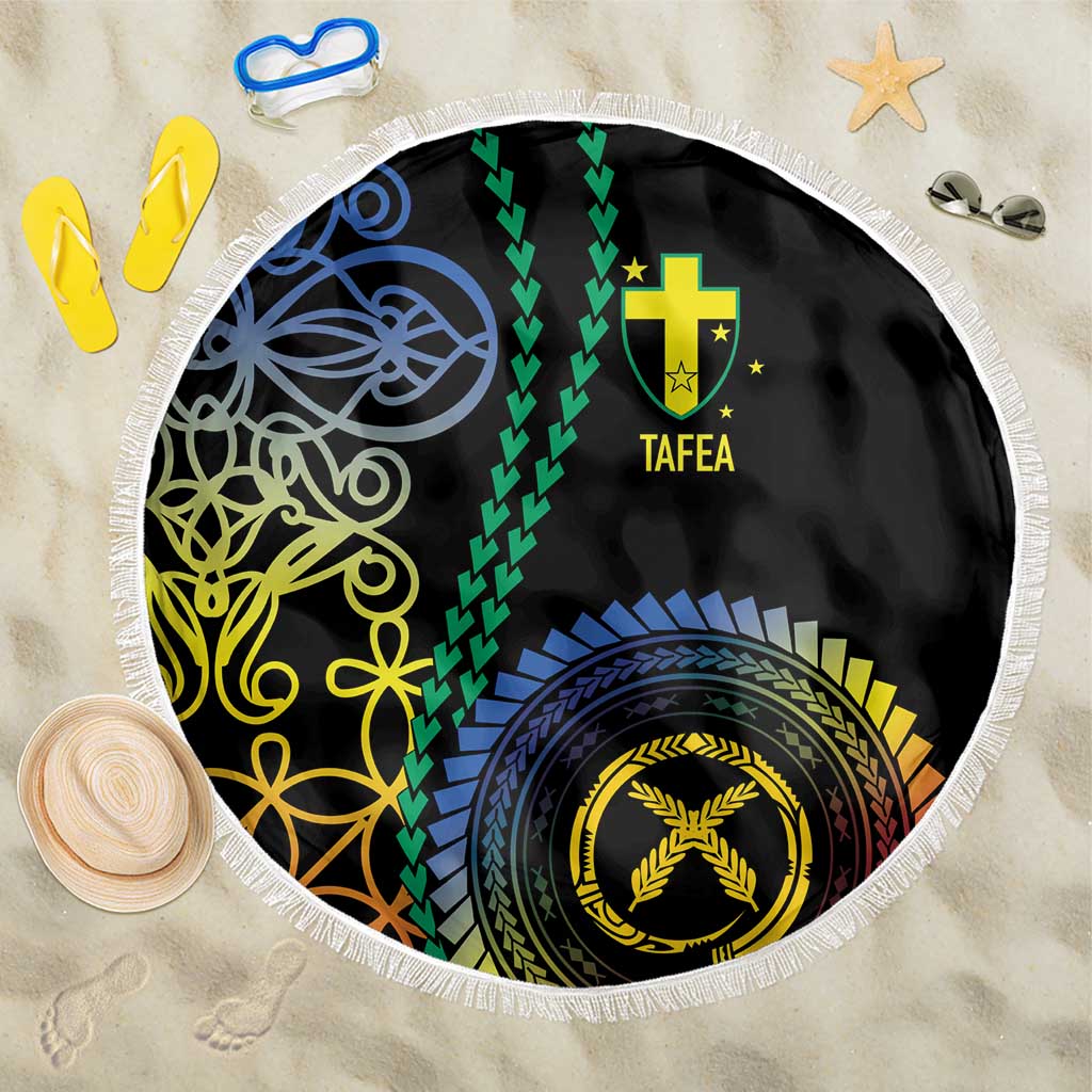 Proudly Ni-Van Sandroing Inspired Beach Blanket Tafea Classic Style LT7 One Size 150cm Colorful - Polynesian Pride
