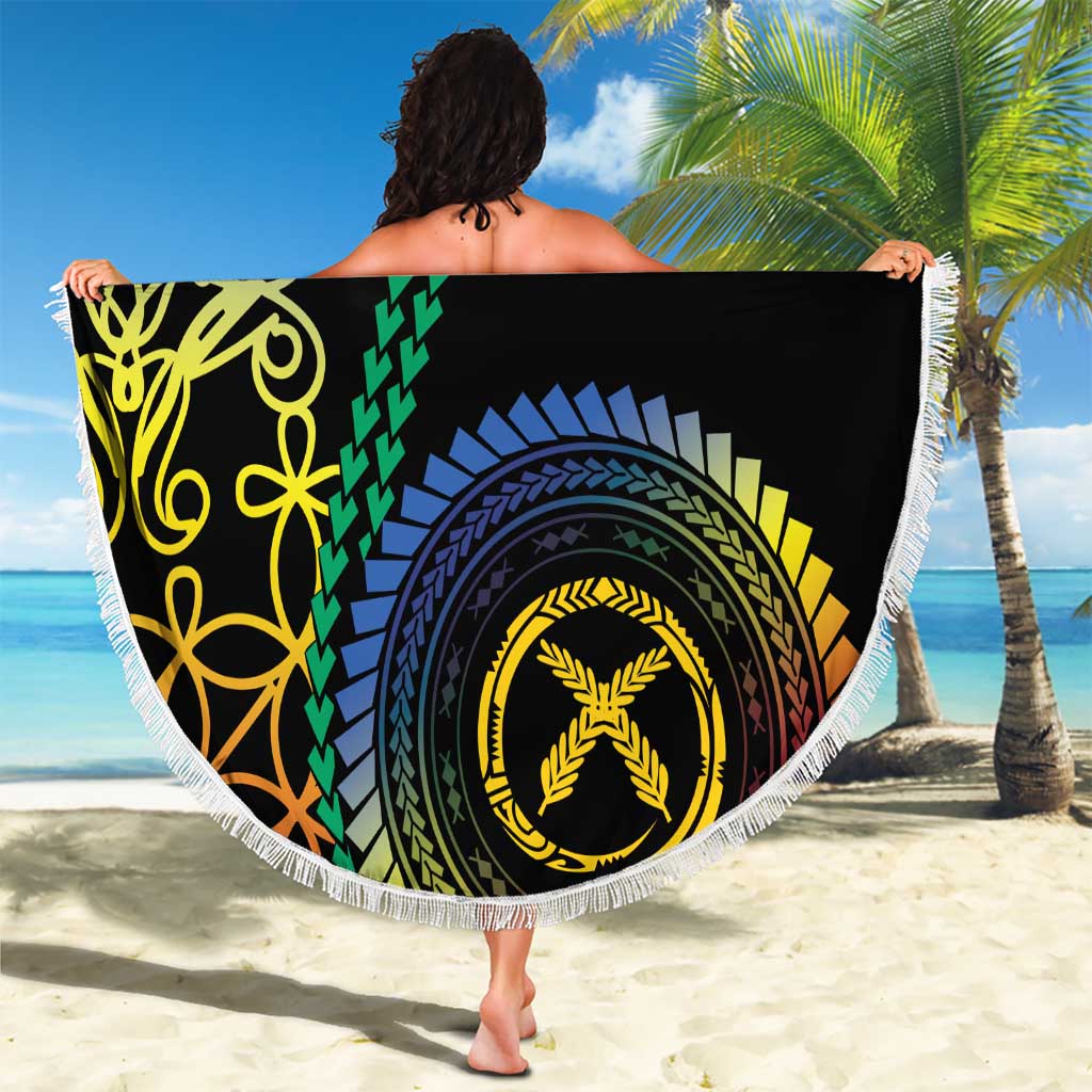Proudly Ni-Van Sandroing Inspired Beach Blanket Tafea Classic Style LT7 - Polynesian Pride