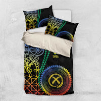 Proudly Ni-Van Sandroing Inspired Bedding Set Tafea Classic Style LT7 US Twin 172cm x 218cm Colorful - Polynesian Pride