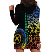 Proudly Ni-Van Sandroing Inspired Hoodie Dress Tafea Classic Style LT7 - Polynesian Pride