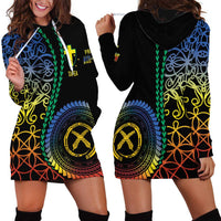 Proudly Ni-Van Sandroing Inspired Hoodie Dress Tafea Classic Style LT7 - Polynesian Pride
