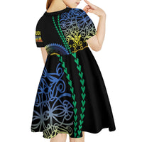 Proudly Ni-Van Sandroing Inspired Kid Short Sleeve Dress Tafea Classic Style LT7 - Polynesian Pride