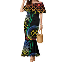 Proudly Ni-Van Sandroing Inspired Mermaid Dress Tafea Classic Style LT7 Women Colorful - Polynesian Pride