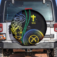 Proudly Ni-Van Sandroing Inspired Spare Tire Cover Tafea Classic Style LT7 Colorful - Polynesian Pride