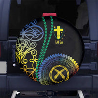 Proudly Ni-Van Sandroing Inspired Spare Tire Cover Tafea Classic Style LT7 No hole Colorful - Polynesian Pride