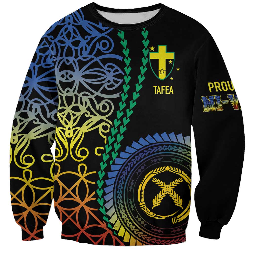 Proudly Ni-Van Sandroing Inspired Sweatshirt Tafea Classic Style LT7 Unisex Colorful - Polynesian Pride