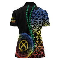 Proudly Ni-Van Sandroing Inspired Women Polo Shirt Tafea Classic Style LT7 - Polynesian Pride