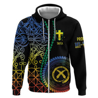 Proudly Ni-Van Sandroing Inspired Zip Hoodie Tafea Classic Style LT7 Zip Hoodie Colorful - Polynesian Pride