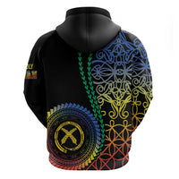 Proudly Ni-Van Sandroing Inspired Zip Hoodie Tafea Classic Style LT7 - Polynesian Pride