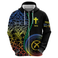 Proudly Ni-Van Sandroing Inspired Zip Hoodie Tafea Classic Style LT7 - Polynesian Pride