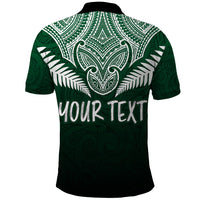 Personalised New Zealand Polo Shirt Hei Matau Mix Silver Fern Basic LT7 - Polynesian Pride