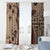 Bula Fiji Window Curtain Shark Tail Beige Masi Tapa