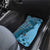 Bula Fiji Car Mats Shark Tail Turquoise Masi Tapa