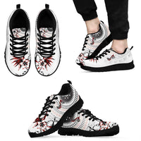 Bula Fiji Personalised Sneakers Shark Tail White Masi Tapa LT7 - Polynesian Pride
