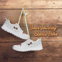 Bula Fiji Personalised Sneakers Shark Tail White Masi Tapa LT7 - Polynesian Pride