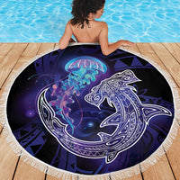 Polynesian Aumakua Beach Blanket Jellyfish with Shark LT7 - Polynesian Pride