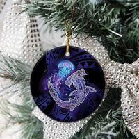 Polynesian Aumakua Ceramic Ornament Jellyfish with Shark LT7 - Polynesian Pride
