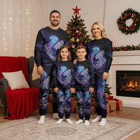 Polynesian Aumakua Christmas Pajama Set Jellyfish with Shark LT7 - Polynesian Pride