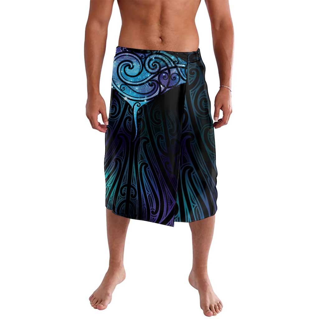 Aotearoa Maori Te Whai Rahi Lavalava Tala - Nowhere You Could Go That I Won't Be With You LT7 Teal Purple - Polynesian Pride