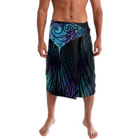 Aotearoa Maori Te Whai Rahi Lavalava Tala - Nowhere You Could Go That I Won't Be With You LT7 Teal Purple - Polynesian Pride