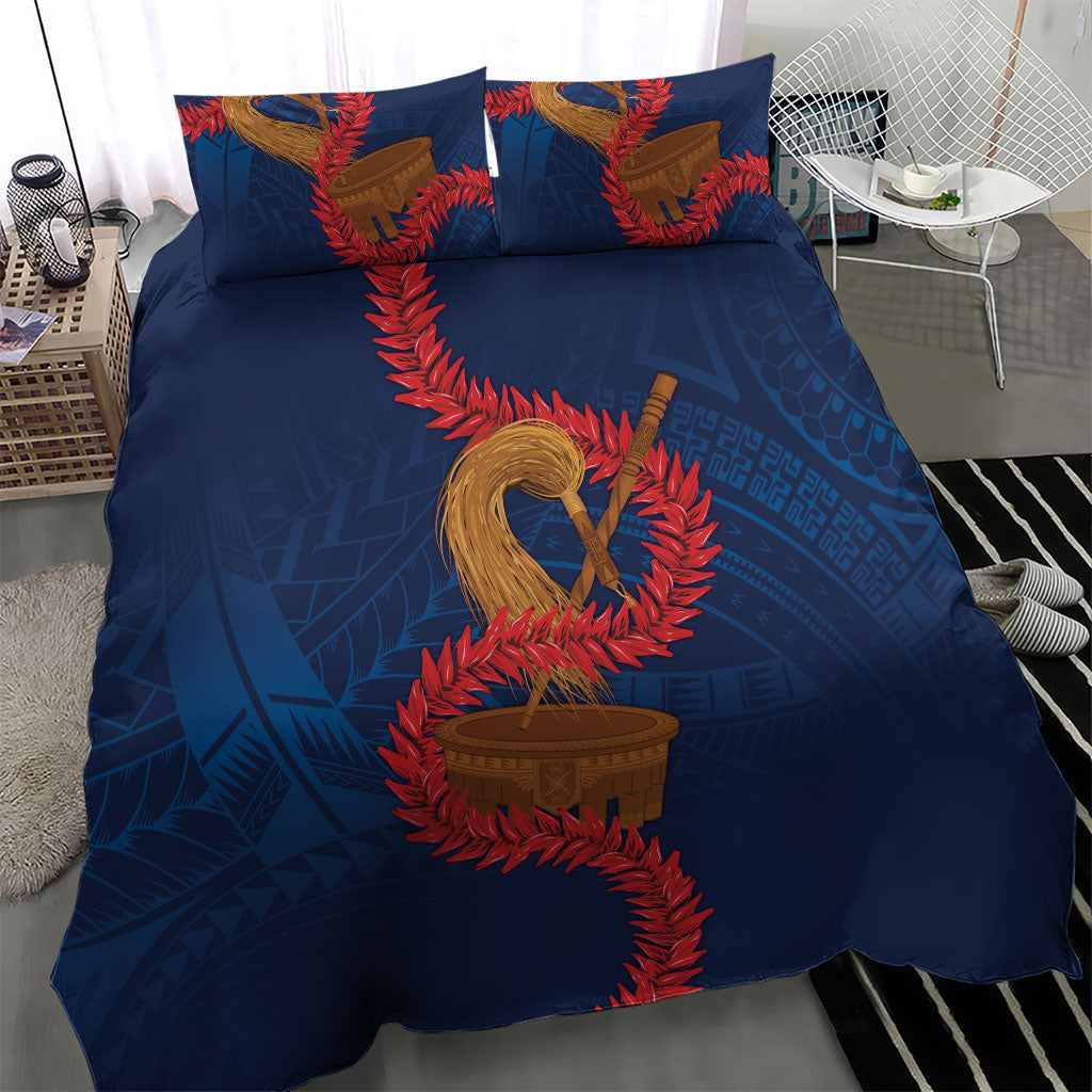 Talofa Samoa Tanoa Fue Mix Ulafala Bedding Set LT7 - Polynesian Pride