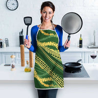 Polynesian Puakeniken Pikake Twisted Lei Apron Emerald LT7 - Polynesian Pride