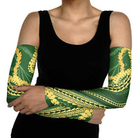 Polynesian Puakeniken Pikake Twisted Lei Arm Sleeves Emerald LT7 - Polynesian Pride