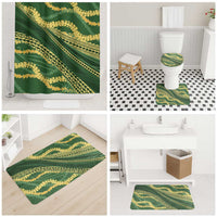 Polynesian Puakeniken Pikake Twisted Lei Bathroom Set Emerald LT7 - Polynesian Pride