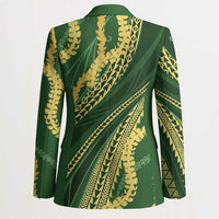 Polynesian Puakeniken Pikake Twisted Lei Blazer Emerald LT7 - Polynesian Pride
