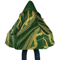 Polynesian Puakeniken Pikake Twisted Lei Cloak Emerald LT7 Unisex Emerald - Polynesian Pride