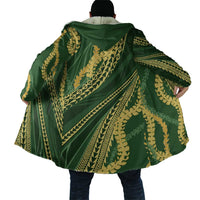 Polynesian Puakeniken Pikake Twisted Lei Cloak Emerald LT7 - Polynesian Pride