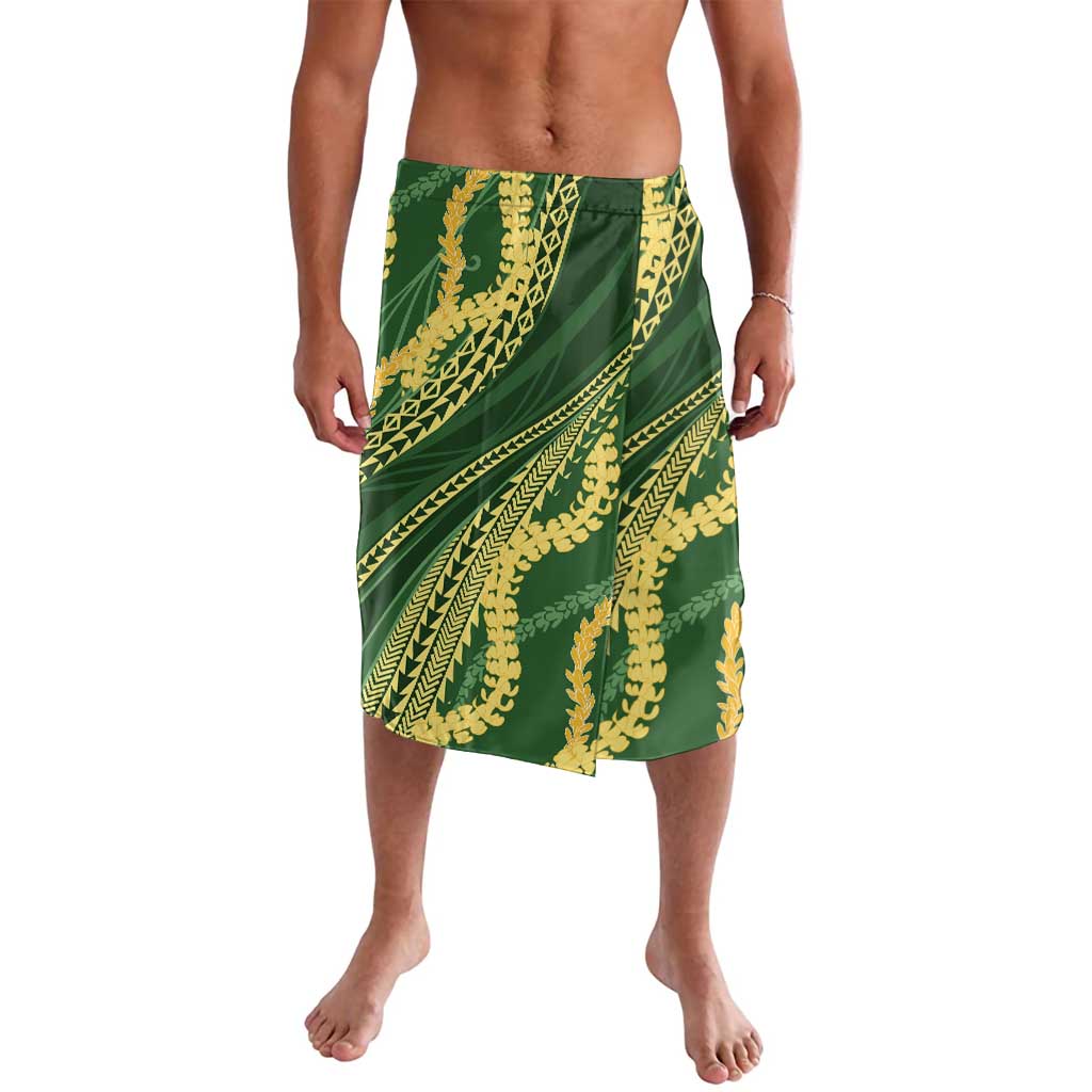 Polynesian Puakeniken Pikake Twisted Lei Lavalava Emerald LT7 Emerald - Polynesian Pride
