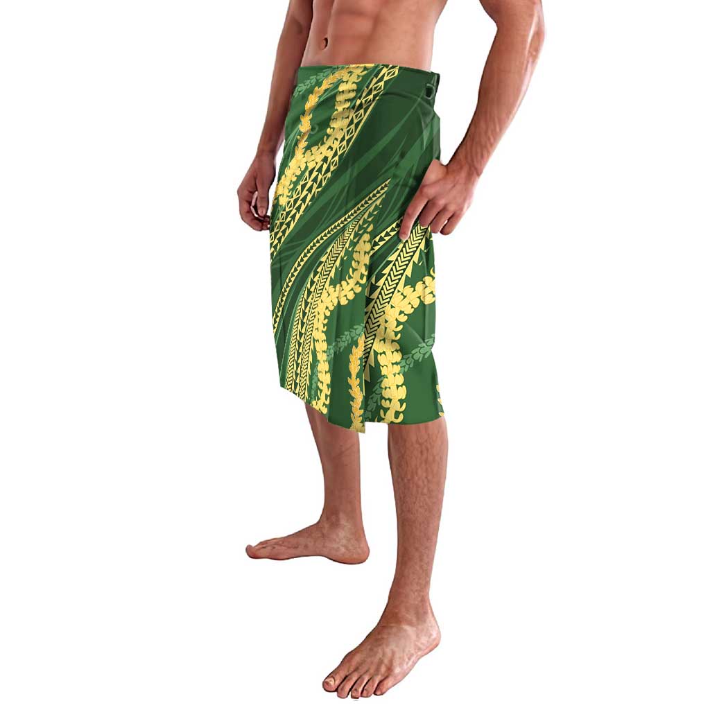 Polynesian Puakeniken Pikake Twisted Lei Lavalava Emerald LT7 - Polynesian Pride