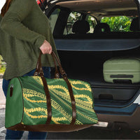 Polynesian Puakeniken Pikake Twisted Lei Travel Bag Emerald LT7 - Polynesian Pride