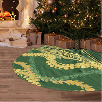 Polynesian Puakeniken Pikake Twisted Lei Tree Skirt Emerald LT7 - Polynesian Pride