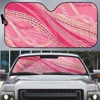 Polynesian Puakeniken Pikake Twisted Lei Auto Sun Shade Rose Pink LT7 Rose Pink - Polynesian Pride